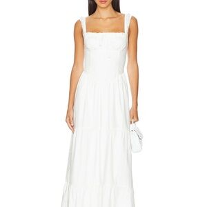 More To Come Maeve White Maxi Dress- NWT size XS